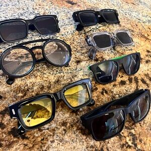 Black and Yellow Glasses Collection Accessories